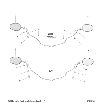 BODY, MIRRORS (BLIND SPOT DETECTION) - N26LC4SS/LC6SS ALL OPTIONS (202222C)