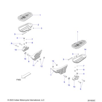 CHASSIS, FLOORBOARD, PASSENGER - N24TKEBB ALL OPTIONS (201932C)