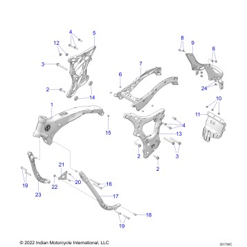 CHASSIS, FRAME ASM. - N23TKABB ALL OPTIONS (201790C)
