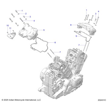 ENGINE, VALVE COVERS - N26LFRRR ALL OPTIONS (202431C)