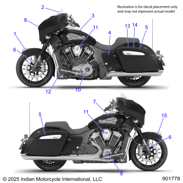 BODY, DECALS/EMBLEMS - N26LF4SS/LF6SS ALL OPTIONS (901778)
