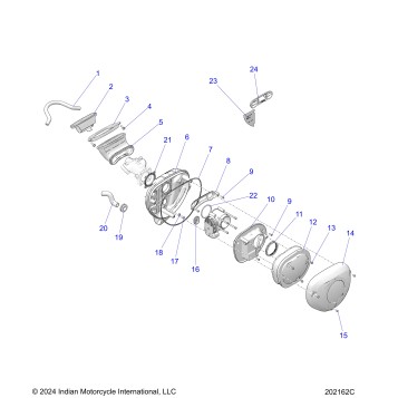ENGINE, AIR INTAKE SYSTEM - N25TCDBB/TC9BB ALL OPTIONS (202162C)
