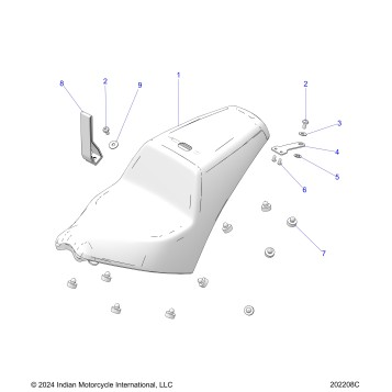 BODY, SEAT - N25DTDBH/DTGBH ALL OPTIONS (202208C)