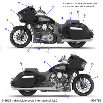 BODY, DECALS/EMBLEMS - N26LC0RR ALL OPTIONS (901783)