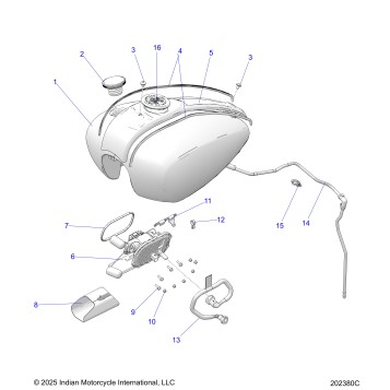 FUEL SYSTEM, FUEL TANK ASM. - N26DBABH/DBFBH ALL OPTIONS (202380C)