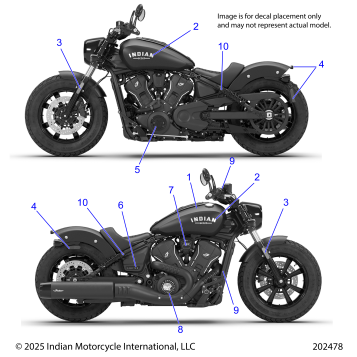 BODY, EMBLEMS/DECALS - N26SBB76/SBC76/SBD76 (202478)