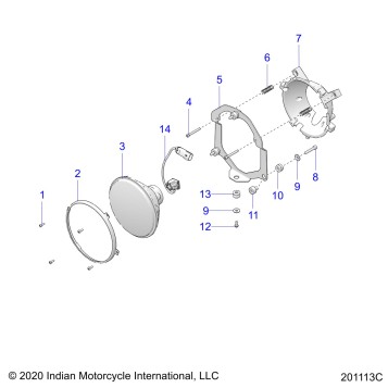 ELECTRICAL, HEADLIGHT- N22THAAA ALL OPTIONS (201113C)