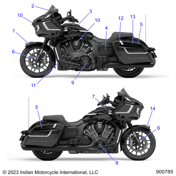 BODY, DECALS/EMBLEMS - N24LCERR ALL OPTIONS (900785)