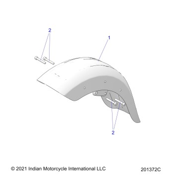 BODY, FENDER, FRONT - N22MSA11/MSB11 ALL OPTIONS (201372C)