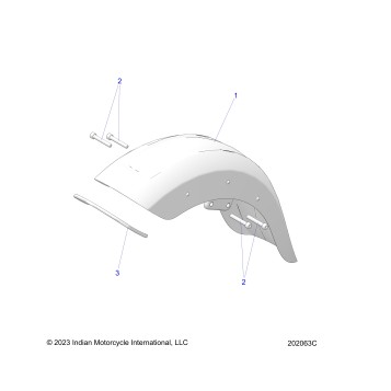 BODY, FENDER, FRONT - N25SCB76/SCC76/SCD76/SCF76 (202063C)