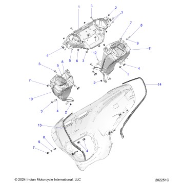 BODY, FAIRING ASM 2 - N26LFRRR ALL OPTIONS (202251C)