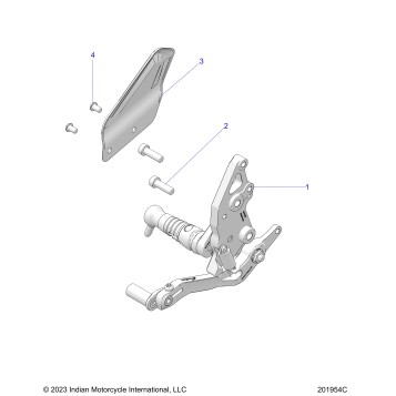 BRAKES, PEDAL - N24RZV22/FZV22 (201954C)