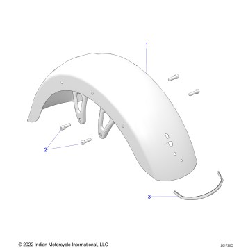 BODY, FENDER, FRONT - N24LDDRR/LDFRR ALL OPTIONS (201720C)