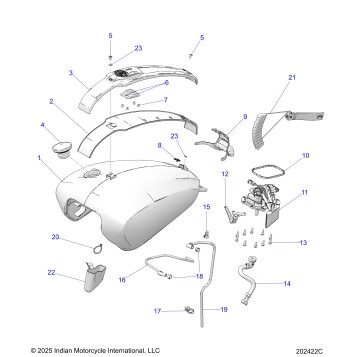 FUEL SYSTEM, FUEL TANK ASM. - N26SCB61/SCC61 (202422C)