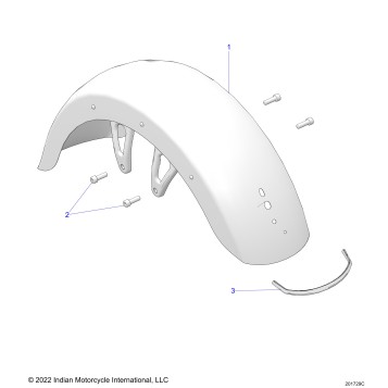 BODY, FENDER, FRONT - N24LDGRR/LDHRR ALL OPTIONS (201729C)