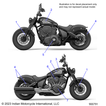 BODY, DECALS/EMBLEMS/BADGES - N24DLBAG/DLCAG ALL OPTIONS (900791)