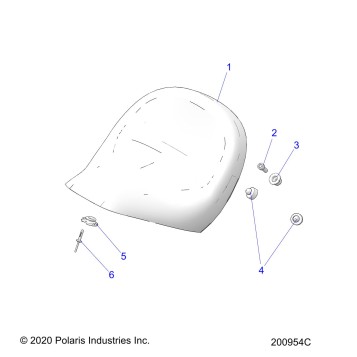 BODY, SEAT - N22MSA11/MSB11 ALL OPTIONS (200017)