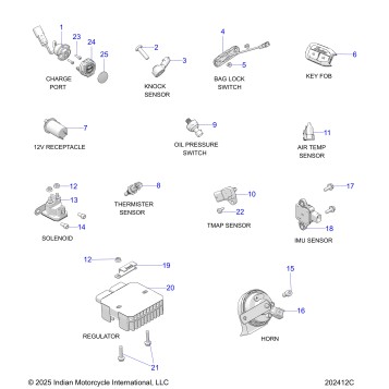 ELECTRICAL, COMPONENTS 1 - N26LC4SS/LC6SS ALL OPTIONS (202412C)
