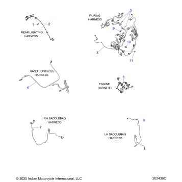 ELECTRICAL, WIRE HARNESS 2 - N26LFRRR ALL OPTIONS (202436C)