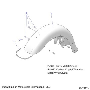 BODY, FENDER, FRONT - N21TCEBB ALL OPTIONS (201011C)
