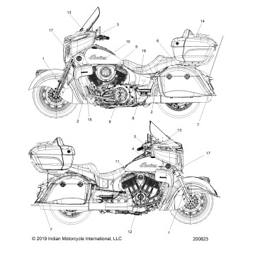 BODY, EMBLEMS/DECALS - N20TREBB ALL OPTIONS (200823)