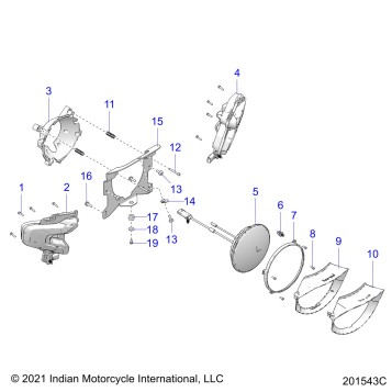 ELECTRICAL, HEADLIGHT, FRONT TURN SIGNALS - N22LCERR ALL OPTIONS (201543C)