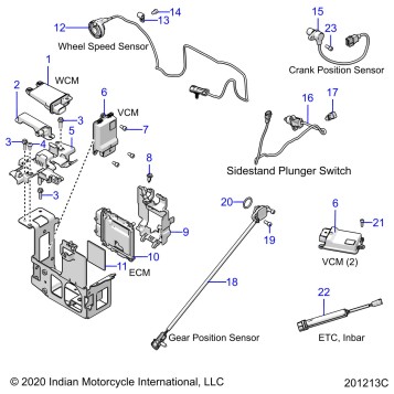 ELECTRICAL, COMPONENTS 2 - N21LCDRR ALL OPTIONS (201213C)