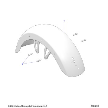 BODY, FENDER, FRONT - N26LFRRR ALL OPTIONS (202427C)