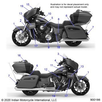 BODY, EMBLEMS/DECALS - N22TKABB ALL OPTIONS (900186)