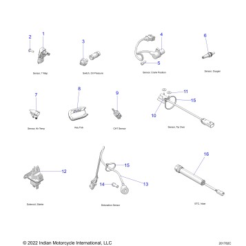 ELECTRICAL, COMPONENTS 2 - N23DLBAG/DLCAG ALL OPTIONS (201782C)
