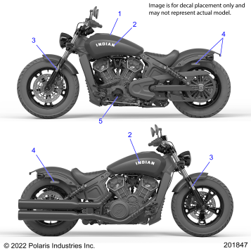 BODY, EMBLEMS/DECALS - N24MTA11/MTB11 ALL OPTIONS (201847)