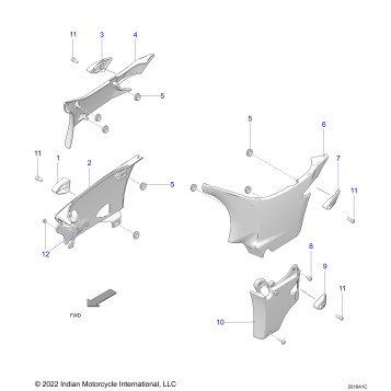 BODY, SIDE COVERS - N24TCABB/TCPBB ALL OPTIONS (201641C)