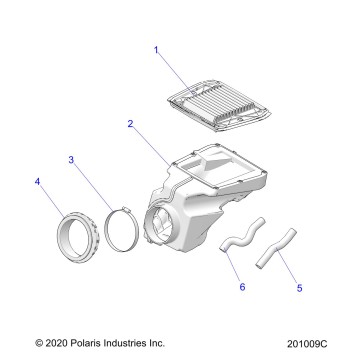 ENGINE, AIR INTAKE - N22MSA11/MSB11 ALL OPTIONS (201009C)