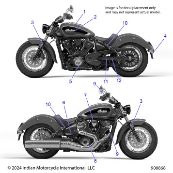 BODY, EMBLEMS/DECALS - N25SCB76/SCC76/SCD76/SCF76 (900868)