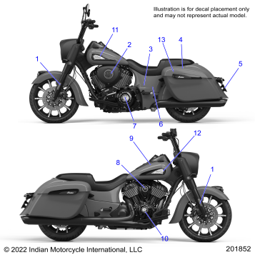 BODY, EMBLEMS/DECALS - N24TJDBB (201852)