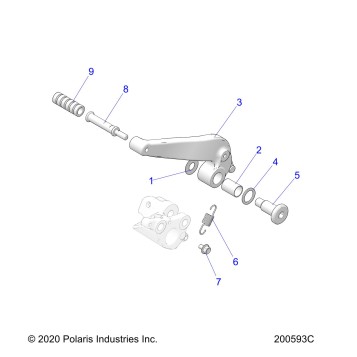 BRAKES, BRAKE PEDAL - N22MSA11/MSB11 ALL OPTIONS (200953C)