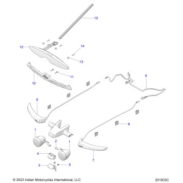 ELECTRICAL, TURN SIGNALS, REAR/REAR LIGHTING - N24TKEBB ALL OPTIONS (201933C)