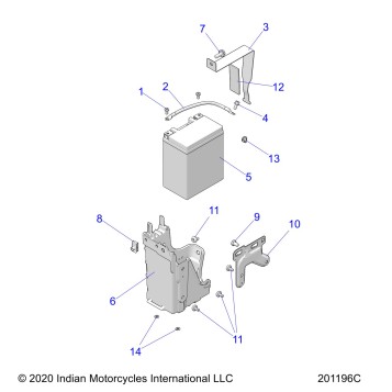 ELECTRICAL, BATTERY - N22MSA11/MSB11 ALL OPTIONS (49INDIANBATTERYSCOUT15)