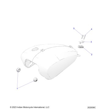 FUEL SYSTEM, FUEL TANK MOUNTING - N25SCB76/SCC76/SCD76/SCF76 (202009C)