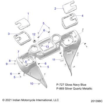 BODY, FAIRING ASM 4 - N22TCABB ALL OPTIONS (201398C)