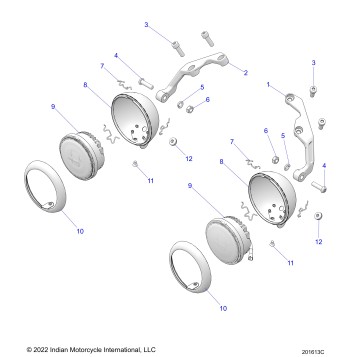 ELECTRICAL, FOG LIGHTS and MOUNT - N22LCERR ALL OPTIONS (201613C)