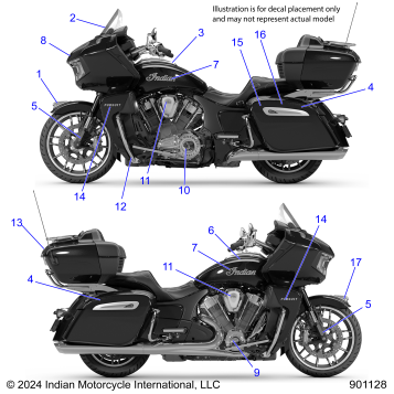 BODY, DECALS/EMBLEMS - N25LDLRR ALL OPTIONS (901128)
