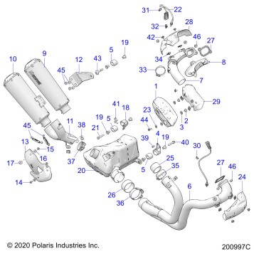 ENGINE, EXHAUST ASM - N20RTR25 (200997C)
