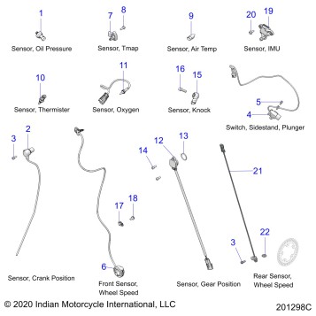 ELECTRICAL, COMPONENTS 2 - N22RZA22/RZS25/RTE25 (201298C)