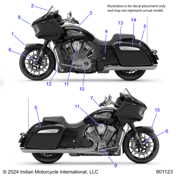 BODY, DECALS/EMBLEMS - N25LCLRR ALL OPTIONS (901123)