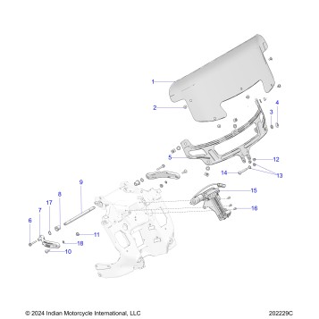 BODY, WINDSHIELD - N25LCESS ALL OPTIONS (202229C)