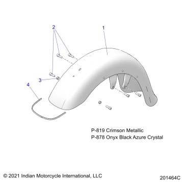 BODY, FENDER, FRONT - N22TKABB ALL OPTIONS (201464C)