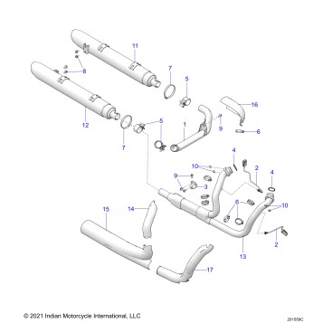 ENGINE, EXHAUST - N22THAAA ALL OPTIONS (200991C)