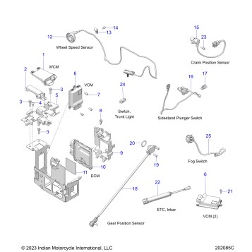 ELECTRICAL, COMPONENTS 2 - N24LDGRR/LDHRR ALL OPTIONS (202085C)