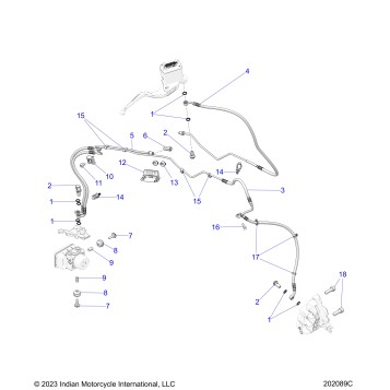 BRAKES, FRONT ASM. - N25SSB61/SSC61 (202089C)